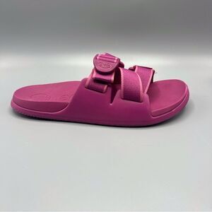 Chaco Chillos Slide Outskirt Fuchsia Pink Sandals